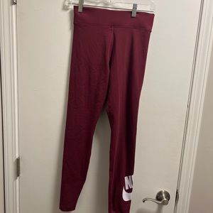* Woman’s Maroon Small Nike Leggings